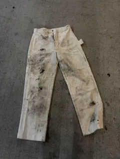 ミヤギヒデタカ Damaged Work Pants / WHITE - メルカリ
