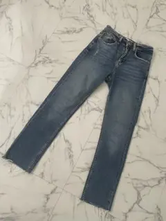 ZARA デニム　EUR34 切りっぱなし