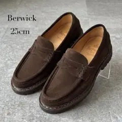 美品 Berwick バーウィック コインローファー スエード ブラウンのサムネイル