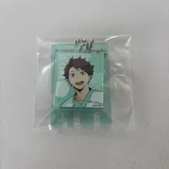 ハイキュー　及川徹　銭湯錠風キーホルダー　極楽湯