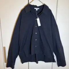 新品タグ付 JAMES PERSE コットンシャツ 長袖 ネイビー 0のサムネイル