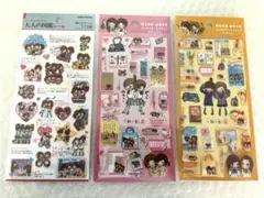 シール3枚セット（大人の図鑑シール・明日もずっとラブ友編＋一期一会シール2種）