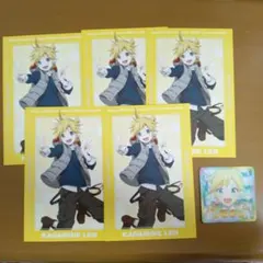 プロセカ　アニメイト特典　ポストカード　鏡音レン