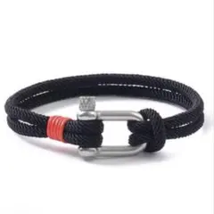 未使用品　ロープブレスレット バングル23cm ユニセックス　アクセサリーのサムネイル