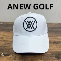 即発送 新品 ANEW GOLF アニューゴルフ サンバイザー 白 ユニセックス