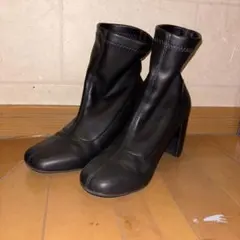 GRL ショートブーツ ブラック 22.5