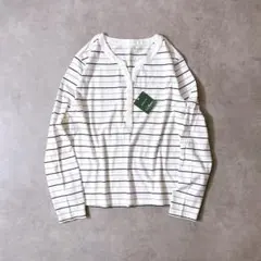 Deadstock 00s L.L.Bean Border Henley Tee