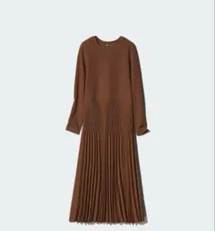 ユニクロ　コンビネーションワンピース ブラウンMサイズ　新品未使用