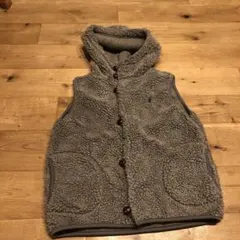 ジムフレックス Lキッズ　XL ボアベスト くるみボタン