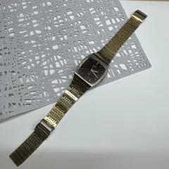 A52 希少SEIKO quartz スクエア型 80年代ヴィンテージ
