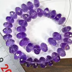 トップクラス＊アメジスト＊大粒ボタンカットi33