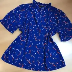 BANANA REPUBLIC 花柄 半袖ブラウス M