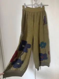 M&KYOKO 佐藤繊維 ニットワイドパンツ - メルカリ