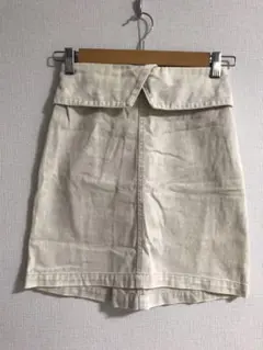 白デニム スカート
