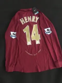 Arsenal アンリ 14番 長袖 ユニフォーム 2005-2006 - メルカリ