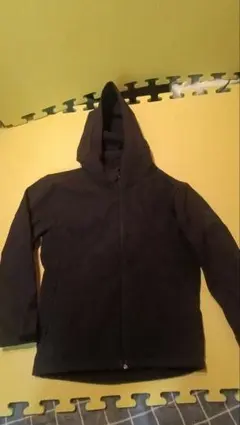 adidas フード付きジャケットブラックOサイズ