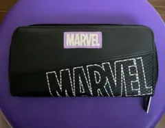 MARVEL ラウンドファスナー長財布 ブラック