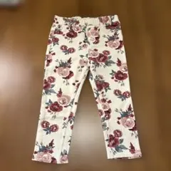 花柄コットンパンツ