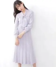 JILL by JILL STUART マーブルスカーフ付ワンピース　新品タグ付