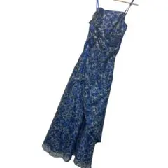 社交ダンス用衣装 ドレス デザイン　おしゃれ　ワンピース　ブルー