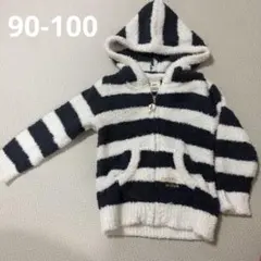 【美品】ジェラートピケ キッズ パーカー 90 100のサムネイル