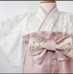 【60-100ワンサイズ】ベビー袴 ベビー着物 お食い初め 初節句