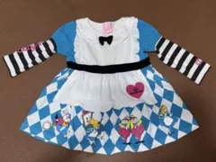 ディズニー BABYDOLL　不思議の国のアリス　ワンピース　90cm