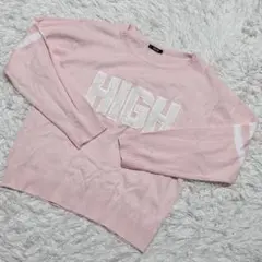 【c6661】FAVORI ニット セーター 長袖 ピンク