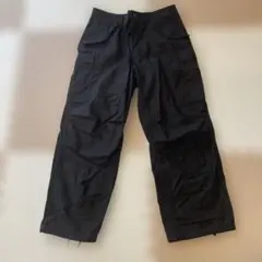 BLACK357 カーゴパンツ ブラックリップストップ Small-Short - メルカリ