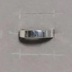 S925シルバーSilverシンプルバンドリング　B品　　約12号　　　　R