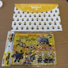 ミニオンズ フラットポーチ 2点セット