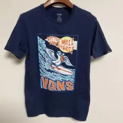 VANS バンズ ネイビー グラフィックTシャツ S ユニセックスのサムネイル