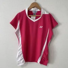 ⭐️新品未使用　YONEX ピンク ゲームシャツ　サイズL⭐️