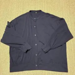 大きいサイズUNIQLO 3XL ダークブルー カーディガン　匿名配送