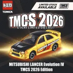 トミカ 三菱 ランサーエボリューションIV TMCS 2026 限定 マレーシア トミカ 三菱 ランサーエボリューションIV TMCS 2026 限定 マレーシア