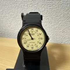 CASIO MQ-24-9B クォーツ 腕時計 24時間表記 ベージュ文字盤