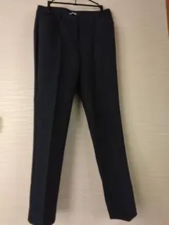 【ランズエンド】レディースストレートパンツ＜ダークネービーカラー＞のサムネイル
