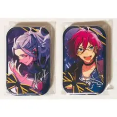 新品★あんスタ【Adam】一番カフェ★スクエア★缶バッジ★2点セット