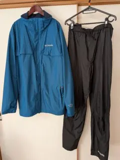 Columbia コロンビア上下セット OMNI-TECHフード アウトドア釣り