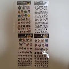 たまごっち、ポケモン 4サイズステッカー 4枚セット