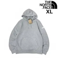 ノースフェイス パーカー US 袖ロゴ シンプル(XL)グレー 181130