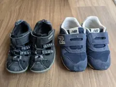 New Balance ネイビースニーカー15.5cm BREEZE サンダル