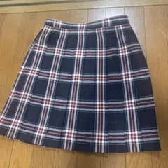 CONOMI チェック柄 プリーツスカート W69