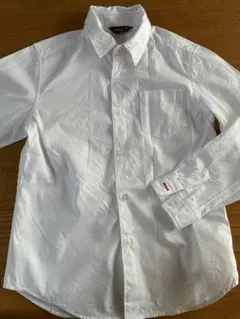 COMME CA ISM ★ホワイト長袖シャツ★130A