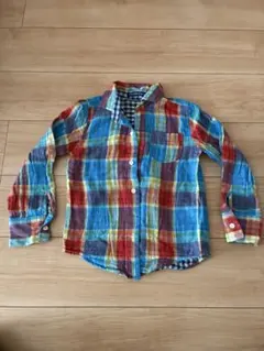 LITTLE BEAR CLUB チェックシャツ 長袖 120cm