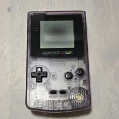 【ジャンク品】GAME BOY COLOR クリアパープル 本体