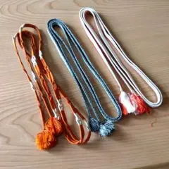 レトロ　帯締め 3点セット