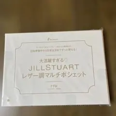 JILLSTUART ジル　スチュアートレザー調マルチポシェット ゼクシィ付録のサムネイル
