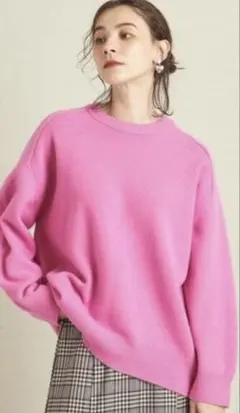 ピンク セーター