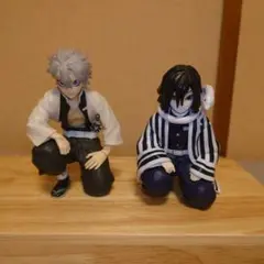 鬼滅の刃 ちょこのせプレミアムフィギュア　柱会議　不死川実弥　伊黒小芭内